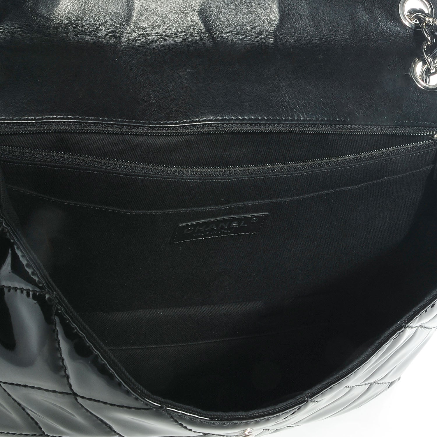 Chanel Vinyl In the Business Flap Black 5 of 8
