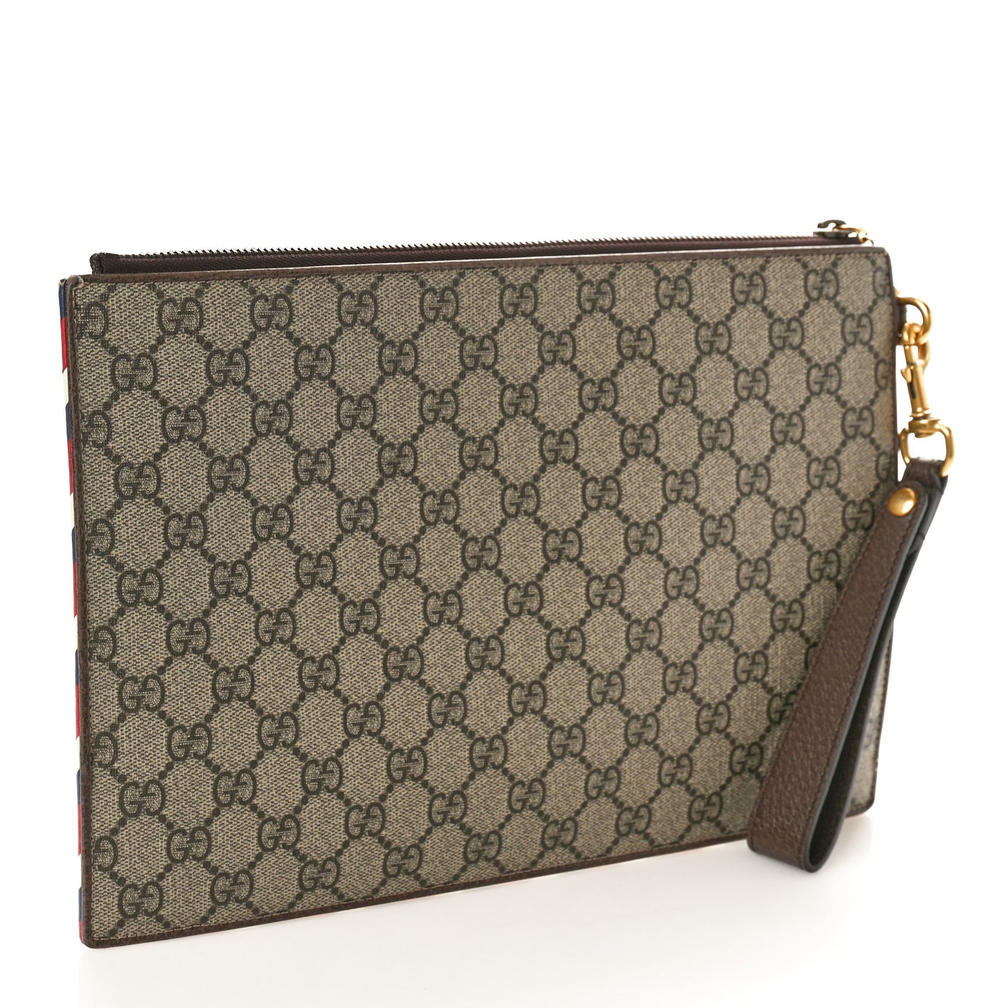 GG Supreme Monogram Courrier Embroidered UFO Pouch