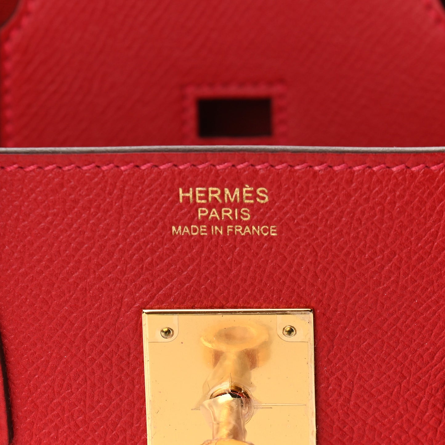 Epsom Birkin 30 Rouge Casaque
