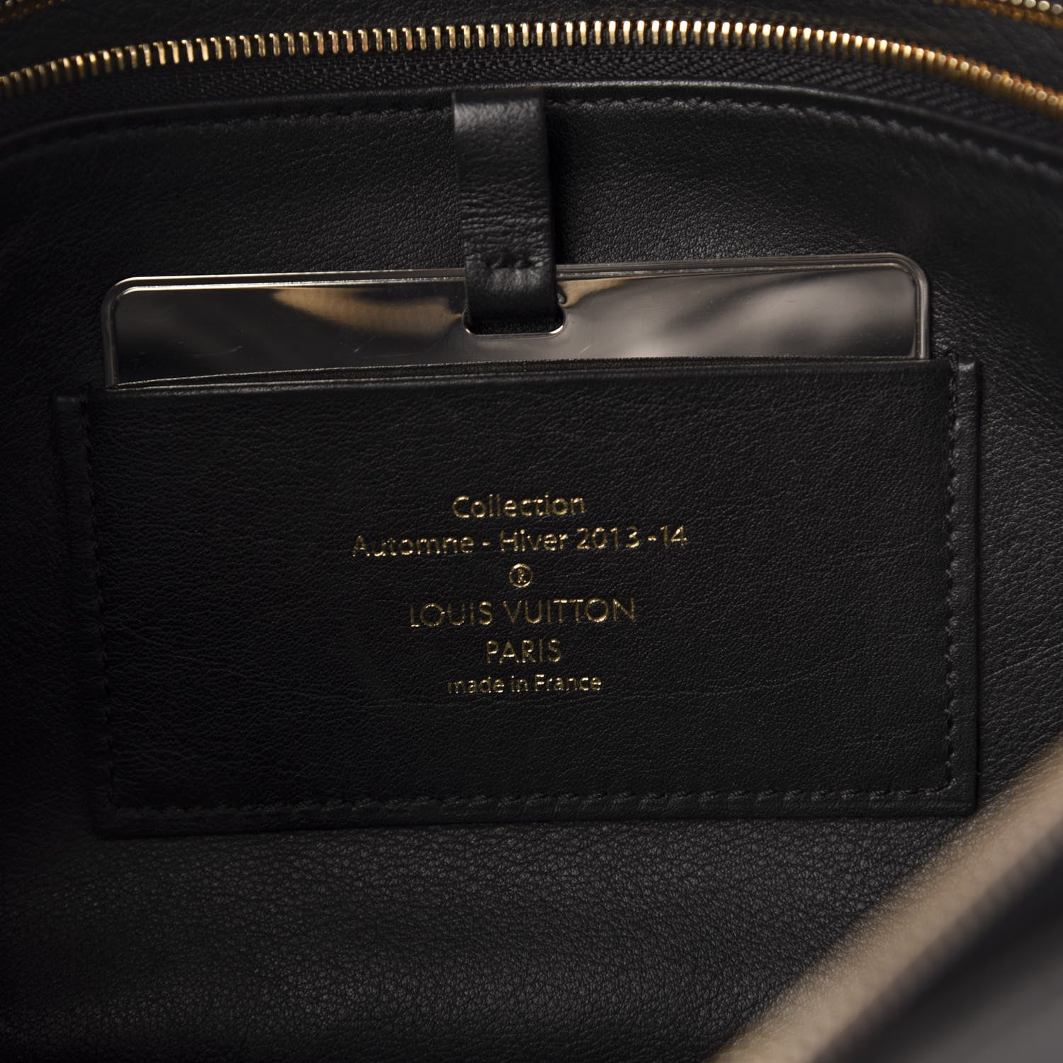 Louis Vuitton Calfskin Pochette Black 8 of 13