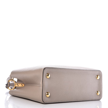 Louis Vuitton Taurillon Capucines PM Galet 5 of 8