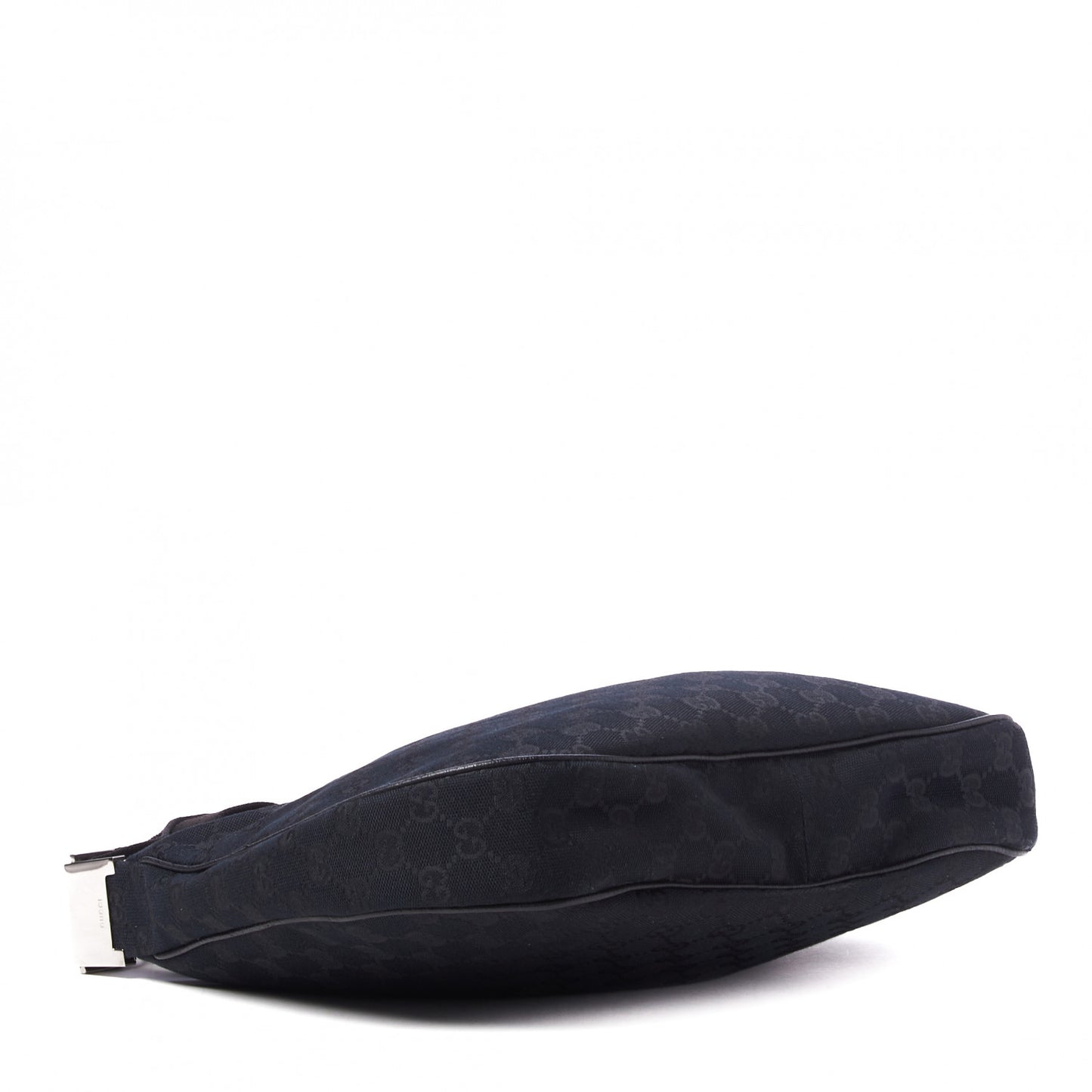 Monogram Medium Half Moon Hobo Black