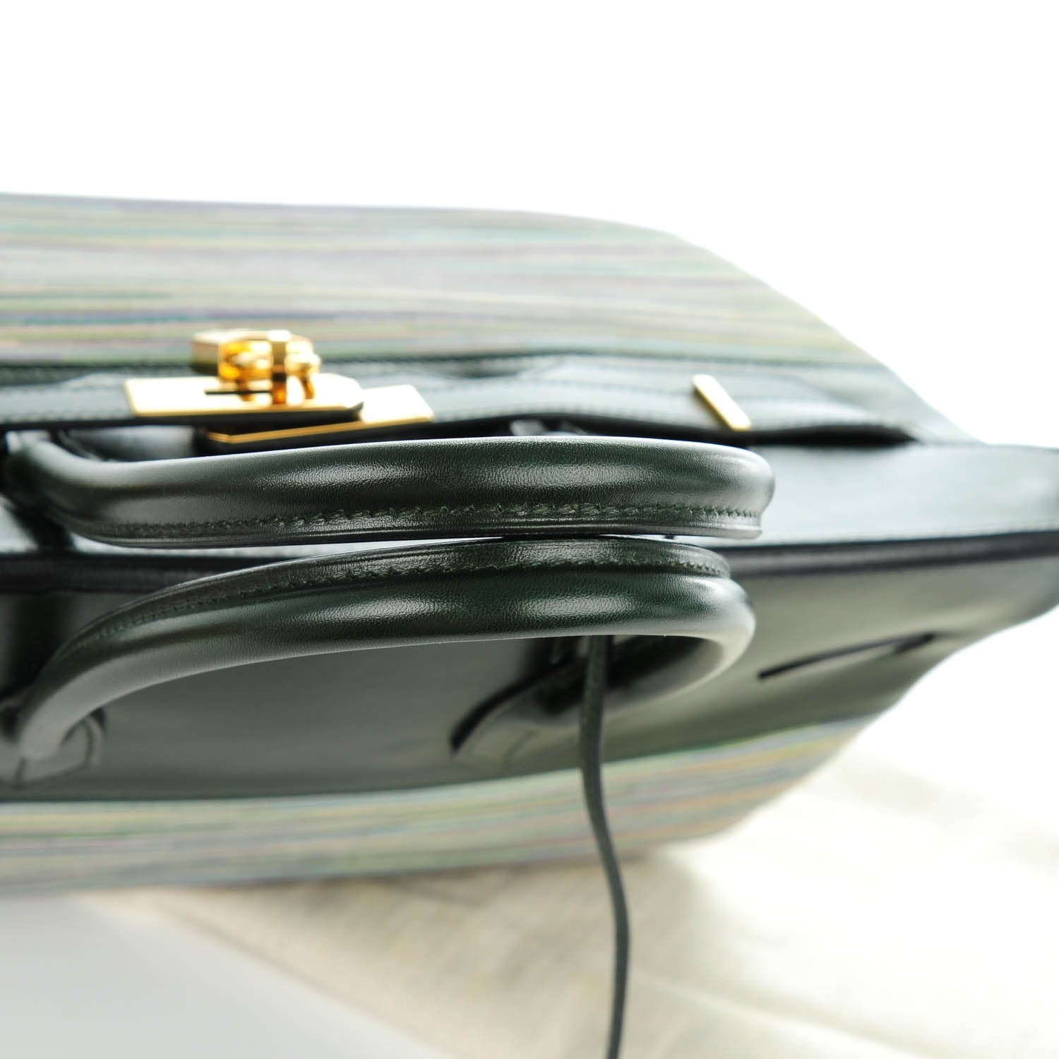 Hermes Box Vibrato Birkin 35 Vert Fonce 13 of 22