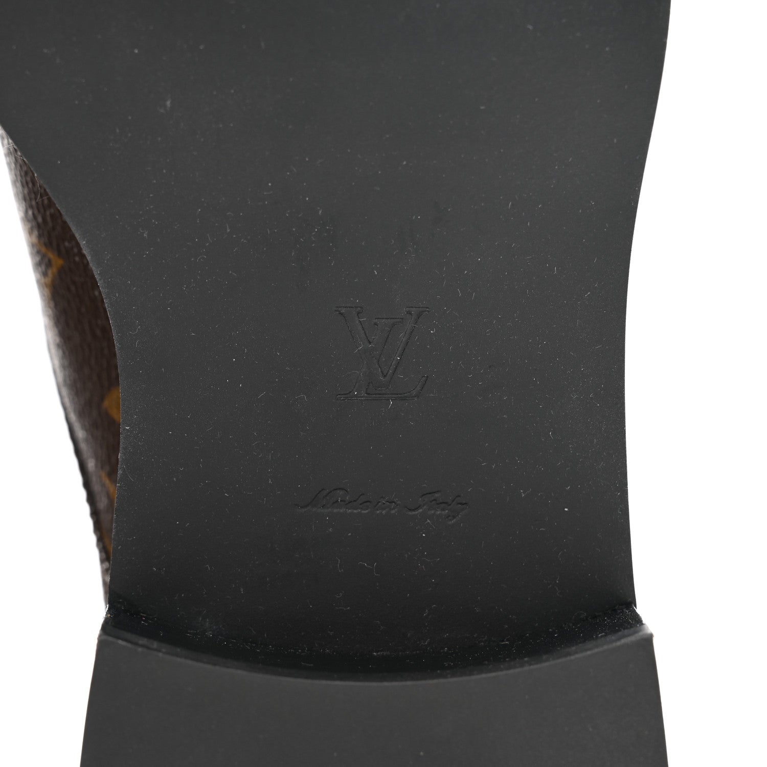 Louis Vuitton Calfskin Monogram Wonderland Flat Ranger Boots 38 Black 6 of 9