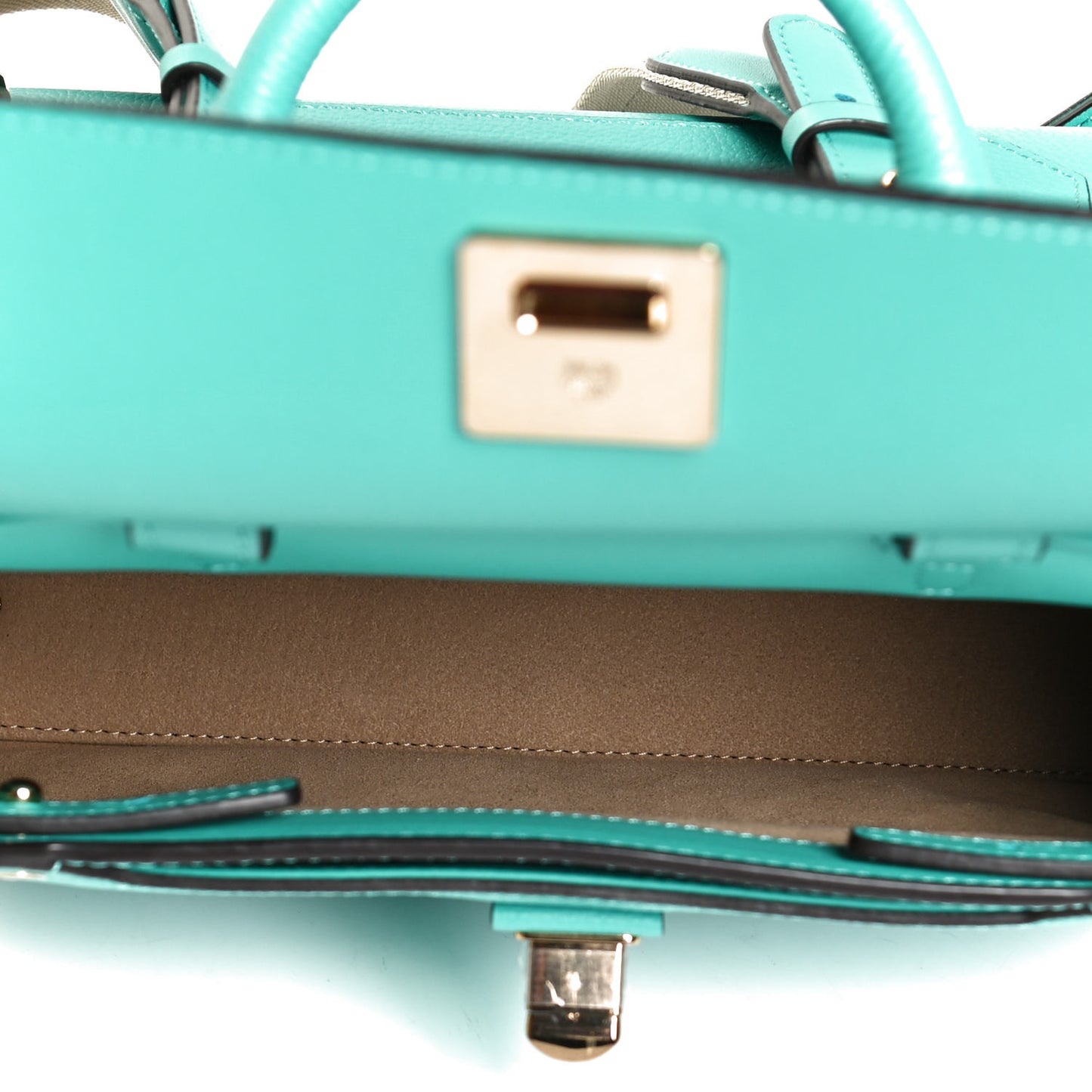 Grained Calfskin Medium Milla Convertible Backpack Oasis Green