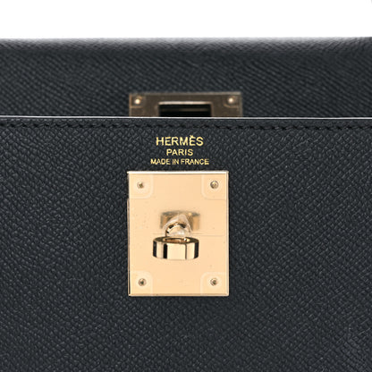 Hermes Epsom Kelly Sellier 28 Black 5 of 10