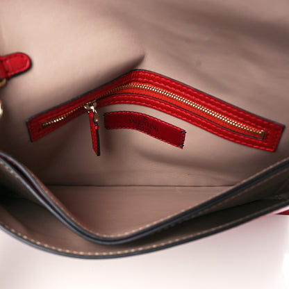 Valentino Garavani Nappa Rockstud Wristlet Clutch Rosso Valentino 6 of 7