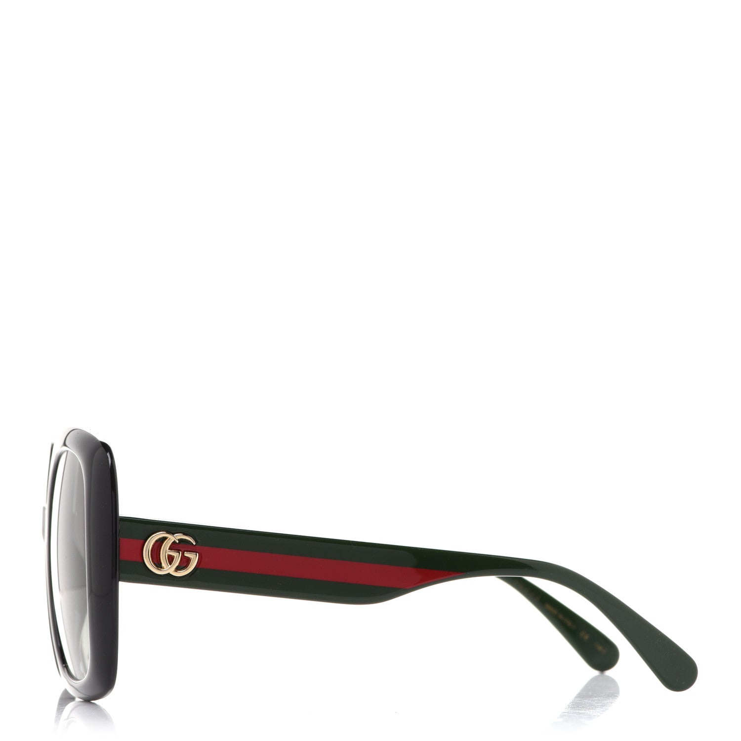 Gucci Acetate Square GG Web Sunglasses GG0713S Black 3 of 9