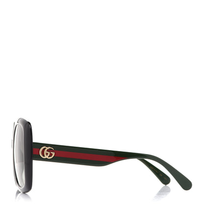 Gucci Acetate Square GG Web Sunglasses GG0713S Black 3 of 9