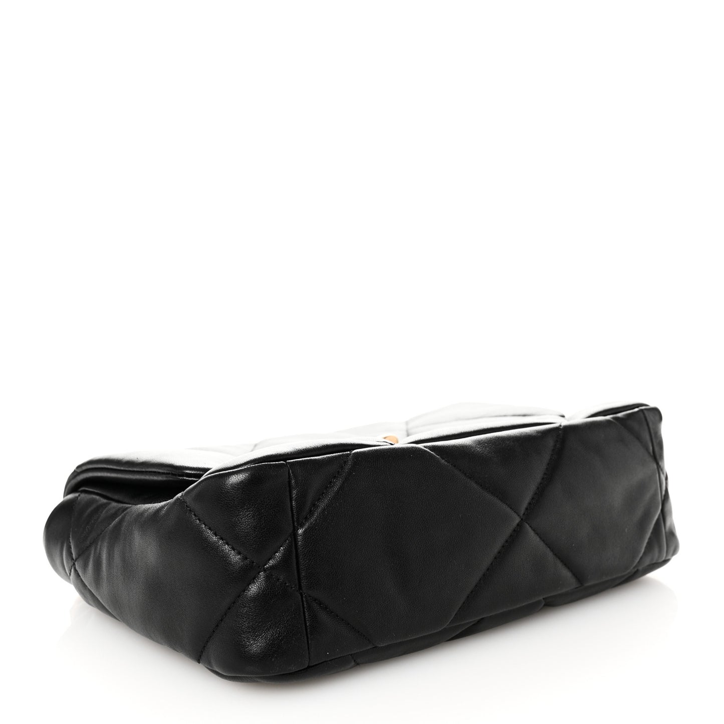 Lambskin Quilted Medium Chanel 19 Flap Black