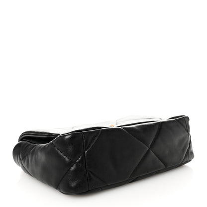 Chanel Lambskin Quilted Medium Chanel 19 Flap Black 4 of 10