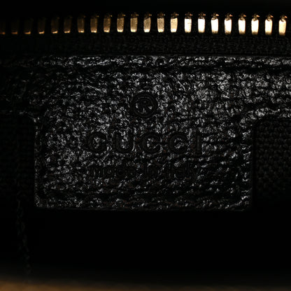 Gucci Mini Vintage GG Supreme Monogram Textured Dollar Calfskin Web Large Diana Tote Bag Black 6 of 12