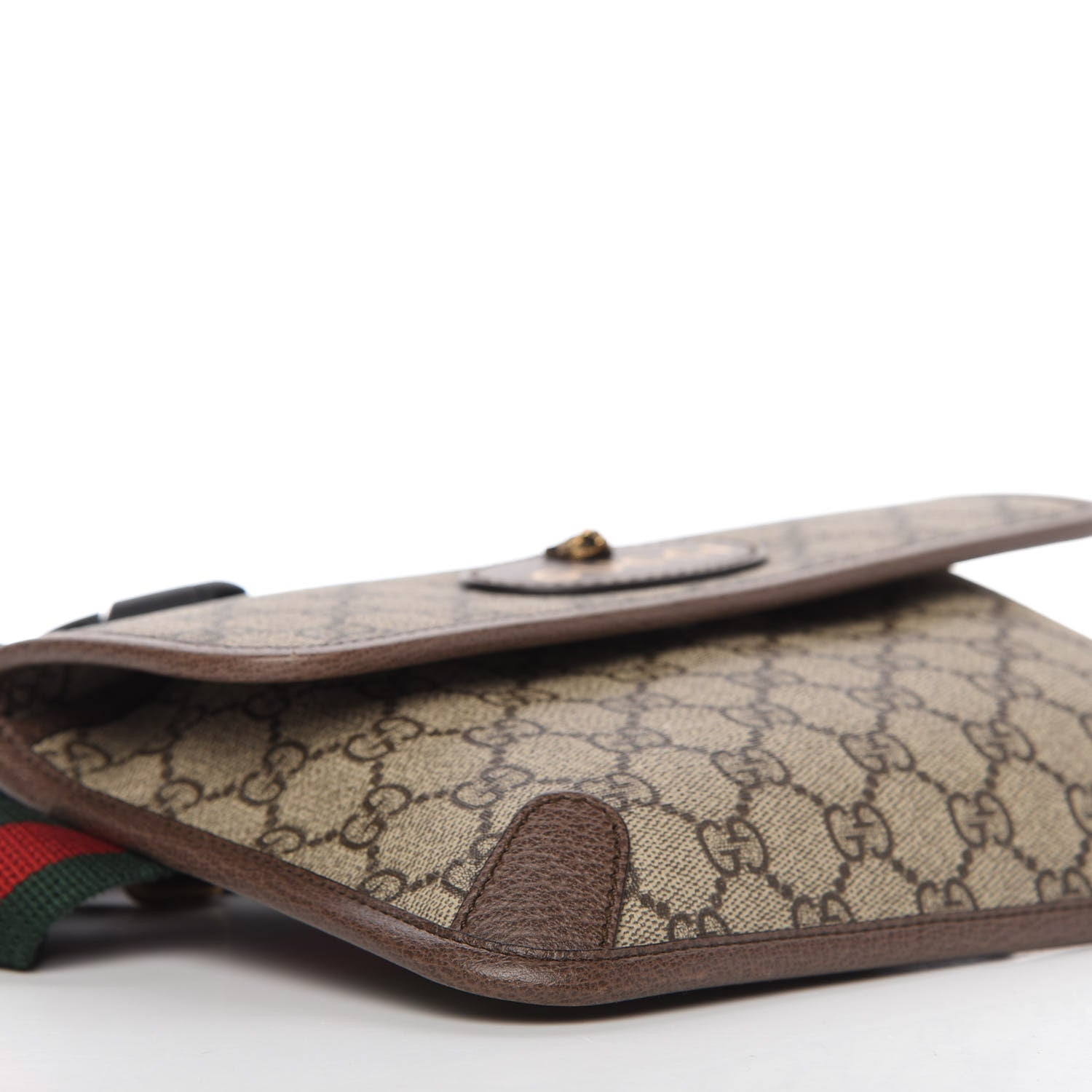 Gucci GG Supreme Monogram Neo Vintage Web Belt Bag Brown 6 of 11