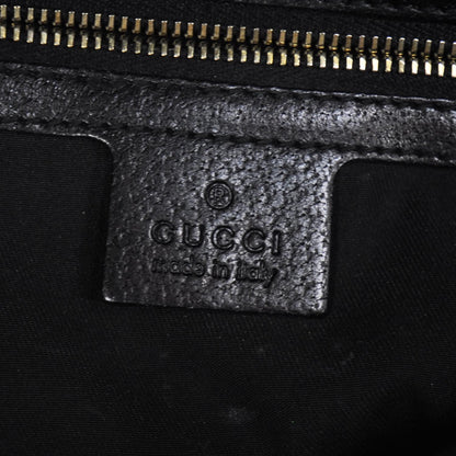 Gucci Velvet Horsebit Embossed Treasure Boston Black 9 of 11