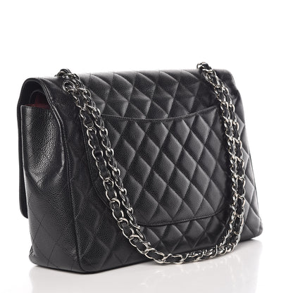 Chanel Caviar Quilted Maxi Double Flap Black 3 of 13