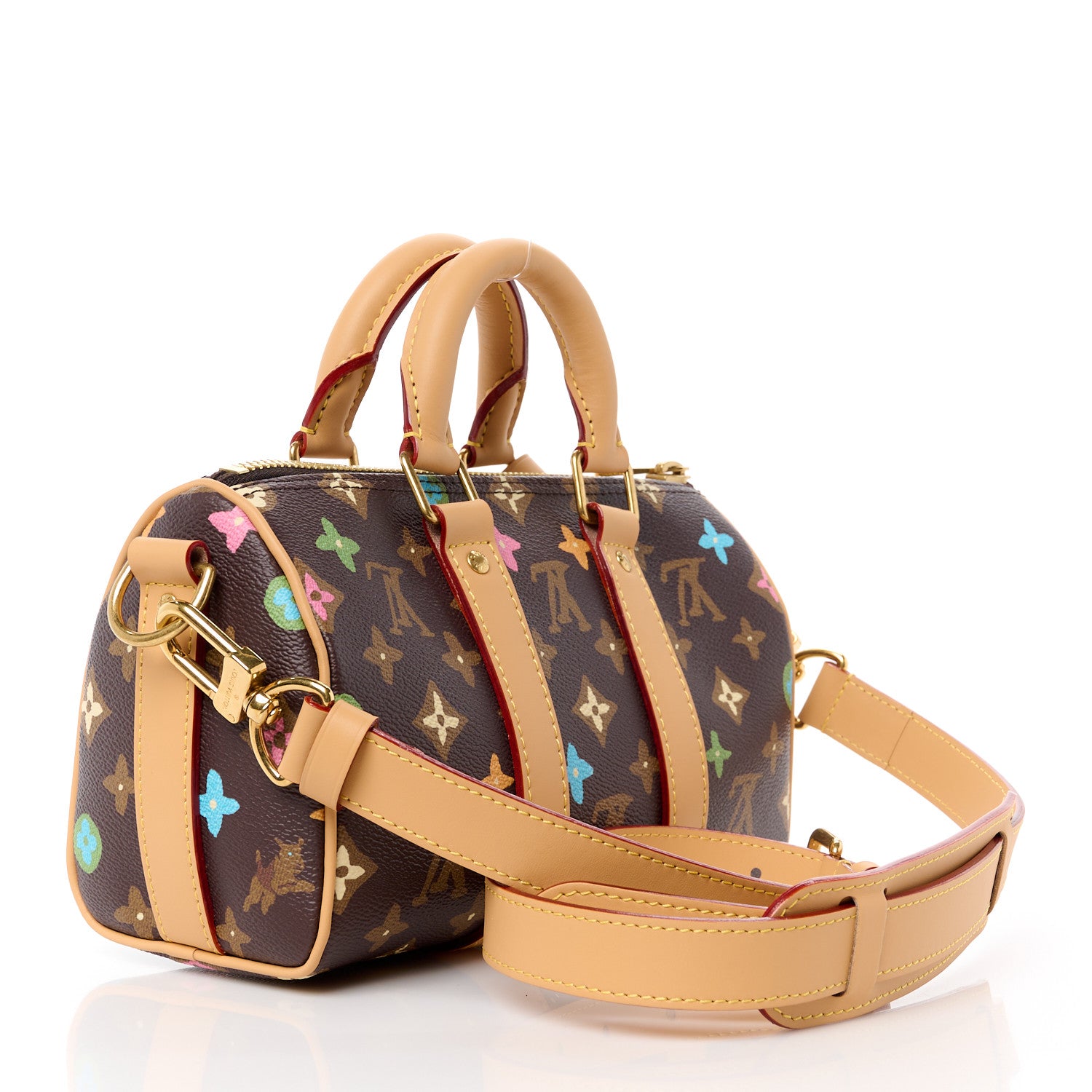 Louis Vuitton Monogram Craggy Keepall Bandouliere 25 Chocolate 3 of 11