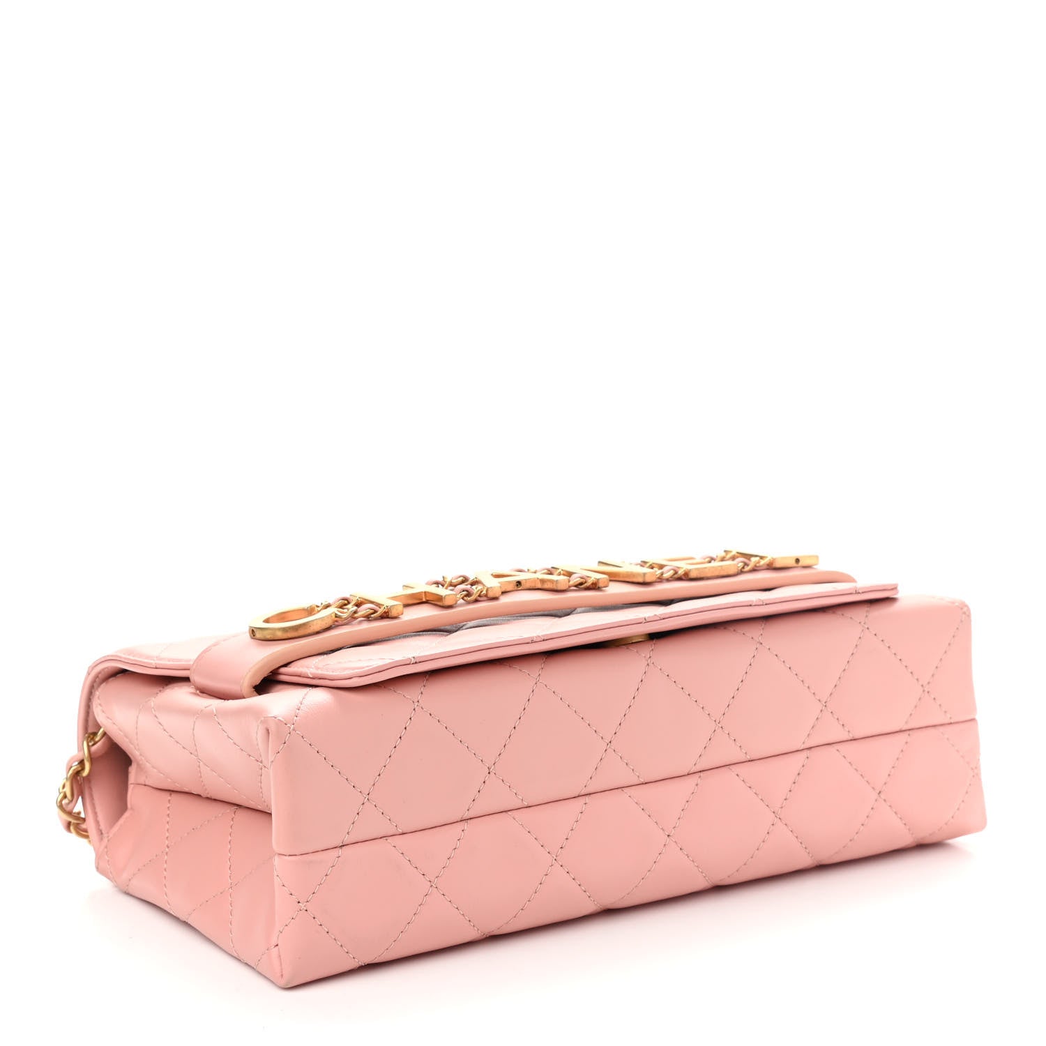 Chanel Calfskin Quilted Enchained Flap Light Pink 4 of 10