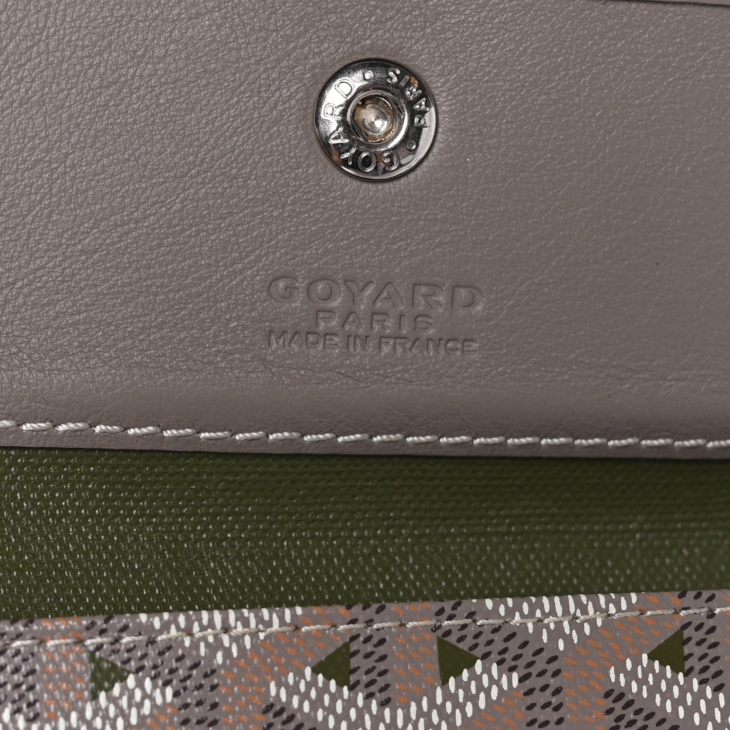 Goyard Goyardine Saint Louis Claire Voie GM Khaki 6 of 10