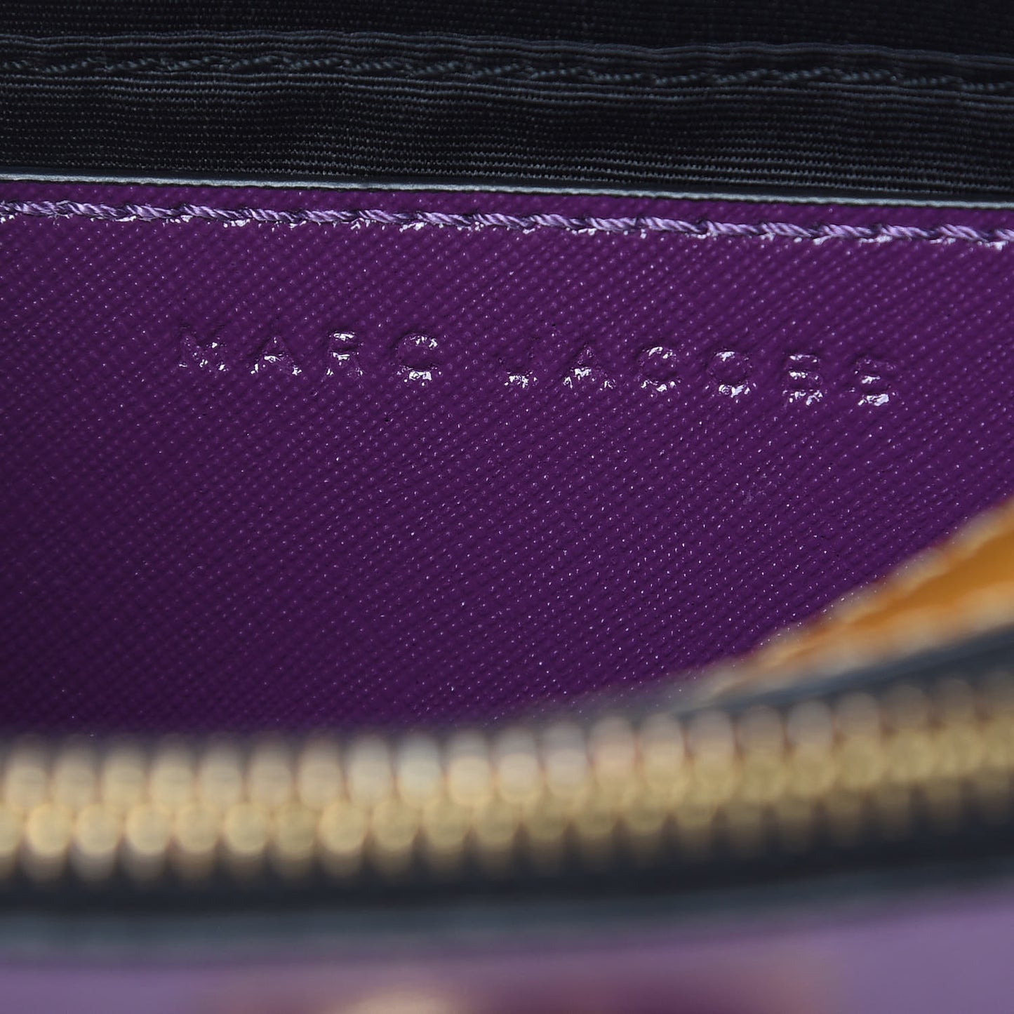 Saffino Small Snapshot Camera Bag Purple Gold