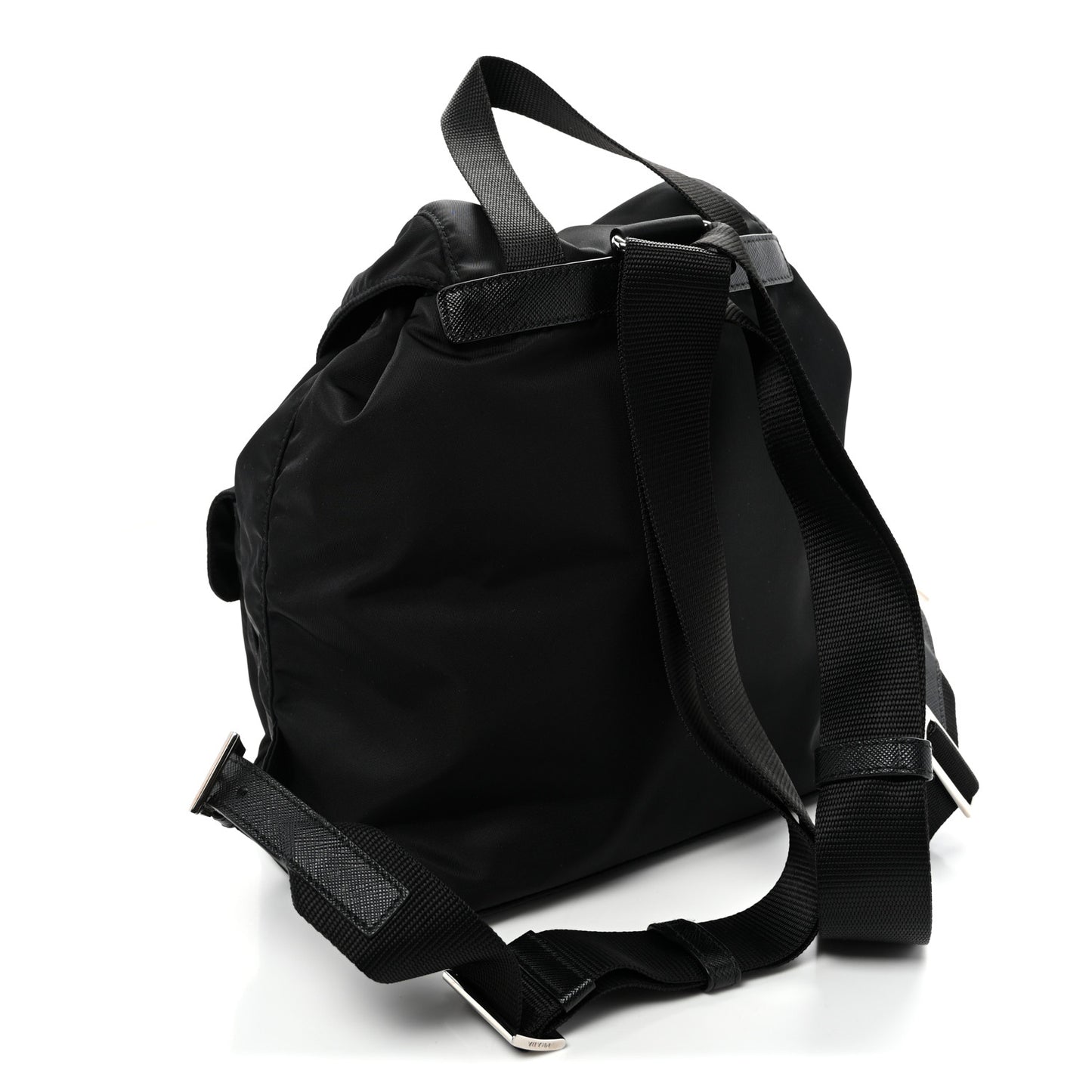 Re-Nylon Saffiano Small Backpack Black