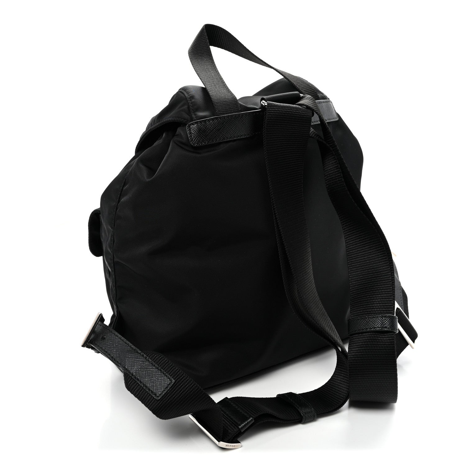 Prada Re-Nylon Saffiano Small Backpack Black 3 of 9
