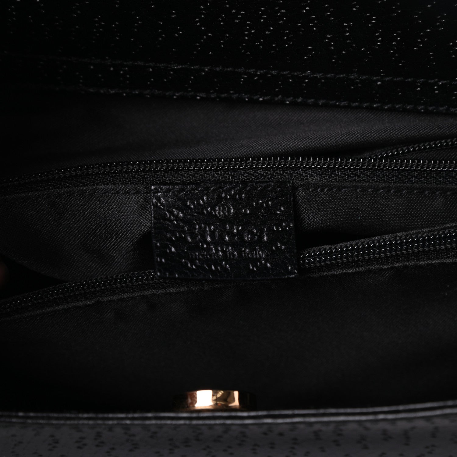 Gucci Cinghiale Bamboo Tote Black 6 of 9