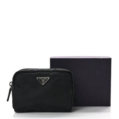 Prada Nylon Tessuto Cosmetic Pouch Black 8 of 8