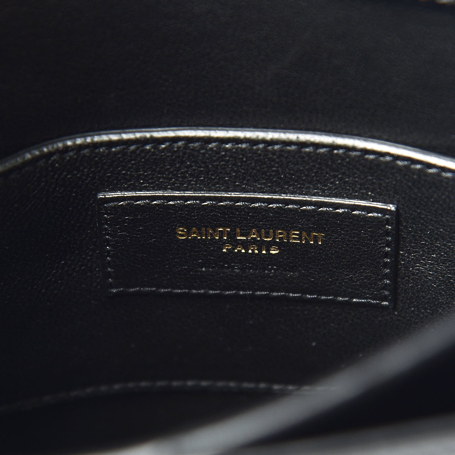 Saint Laurent Calfskin Sao Shoulder Bag Black 8 of 8