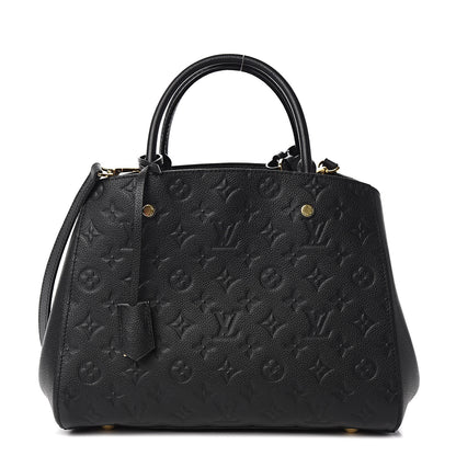 Louis Vuitton Empreinte Montaigne MM Black 1 of 9