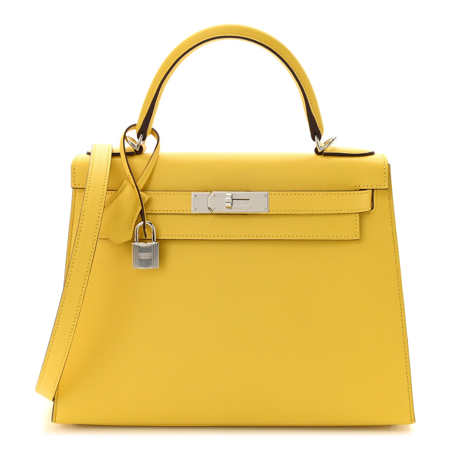 Hermes Epsom Kelly Sellier 28 Jaune De Naples 1 of 12