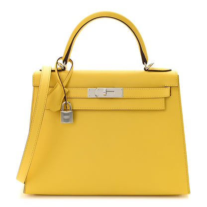 Hermes Epsom Kelly Sellier 28 Jaune De Naples 1 of 12