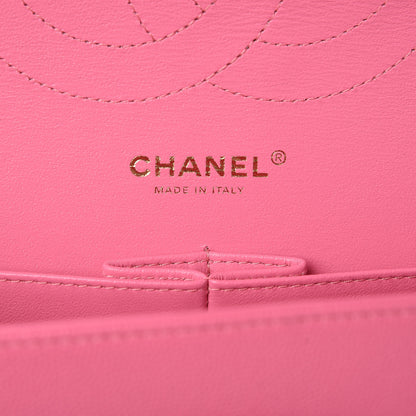 Chanel Caviar Quilted Jumbo Double Flap Pink 6 of 10