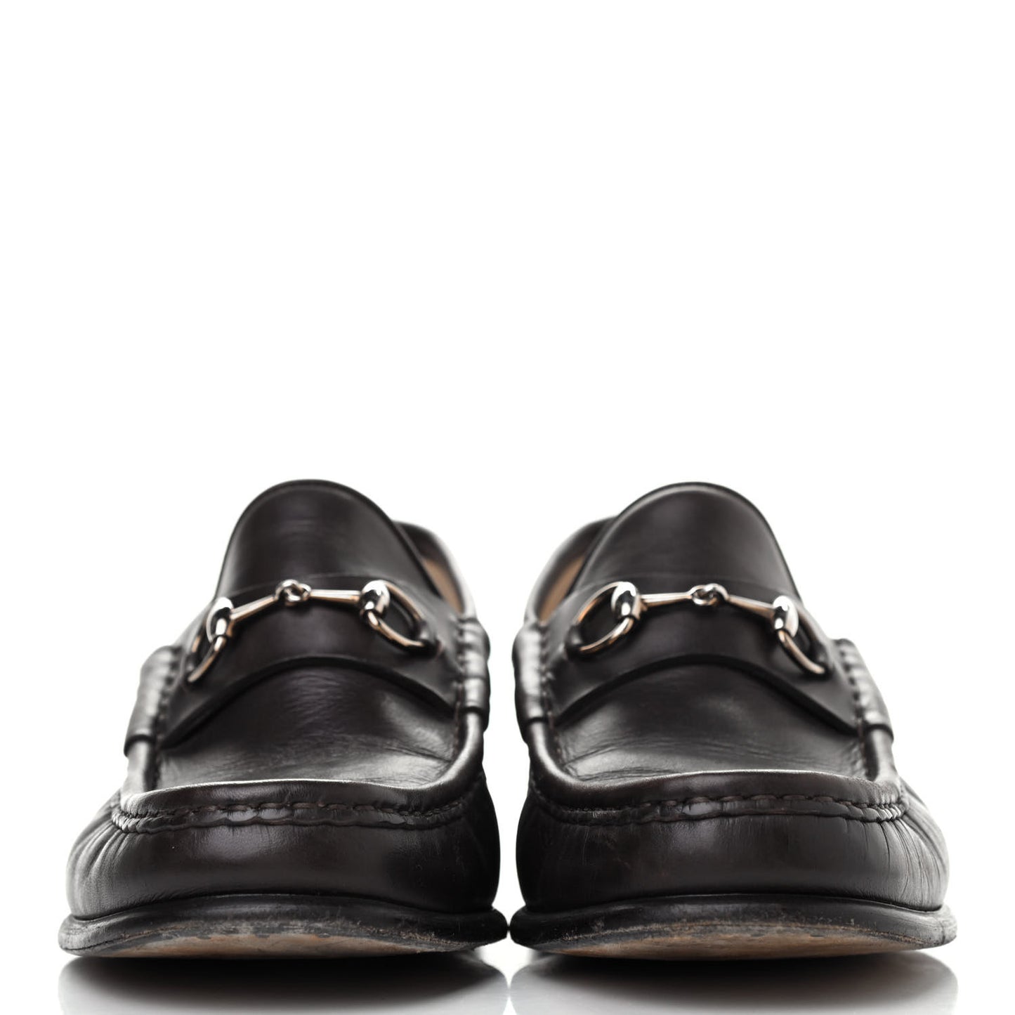 Calfskin Horsebit Loafers 38 Dark Brown