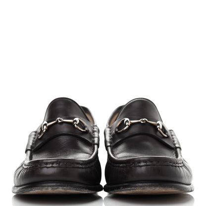 Gucci Calfskin Horsebit Loafers 38 Dark Brown 2 of 4