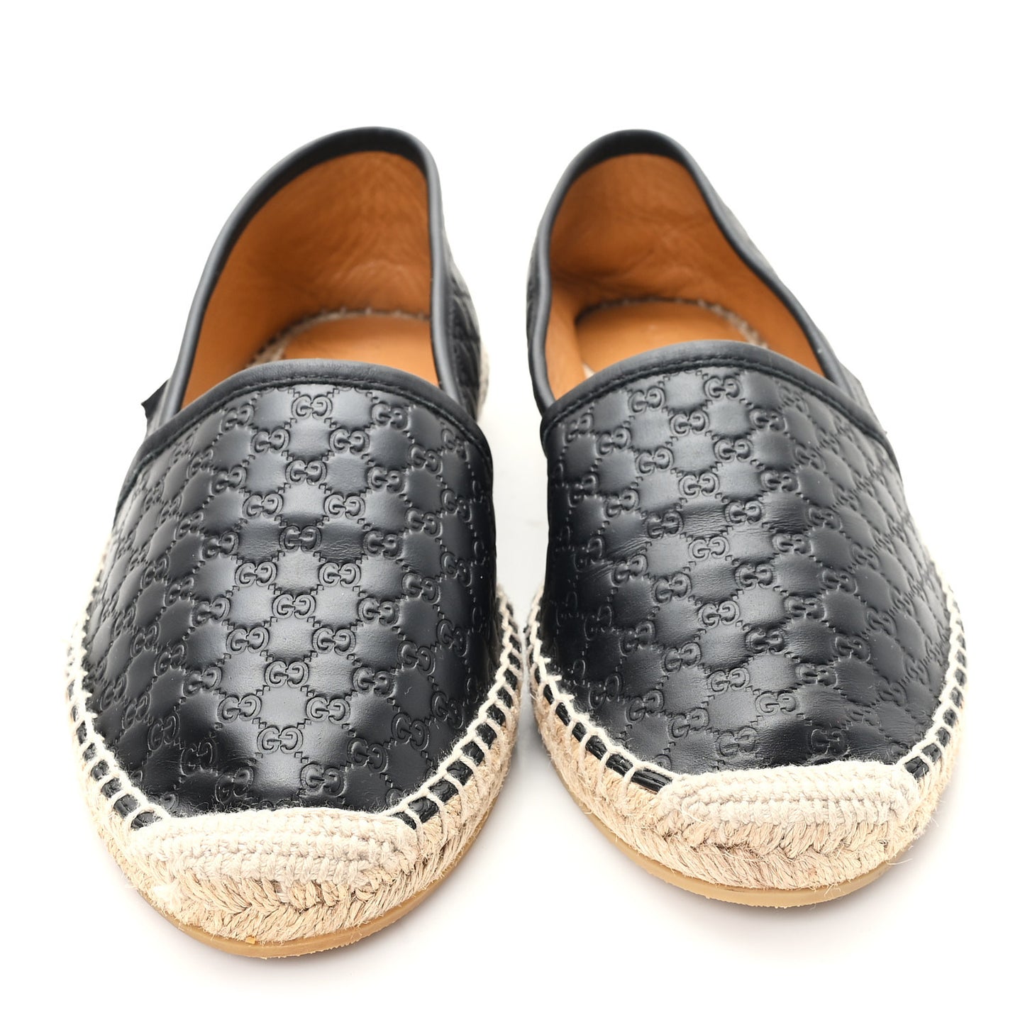 Microguccissima Signature Espadrilles 38 Black