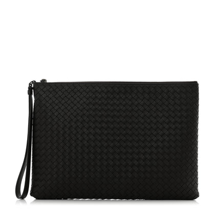 Bottega Veneta Nappa Intrecciato Large Zip Pouch 1 of 8