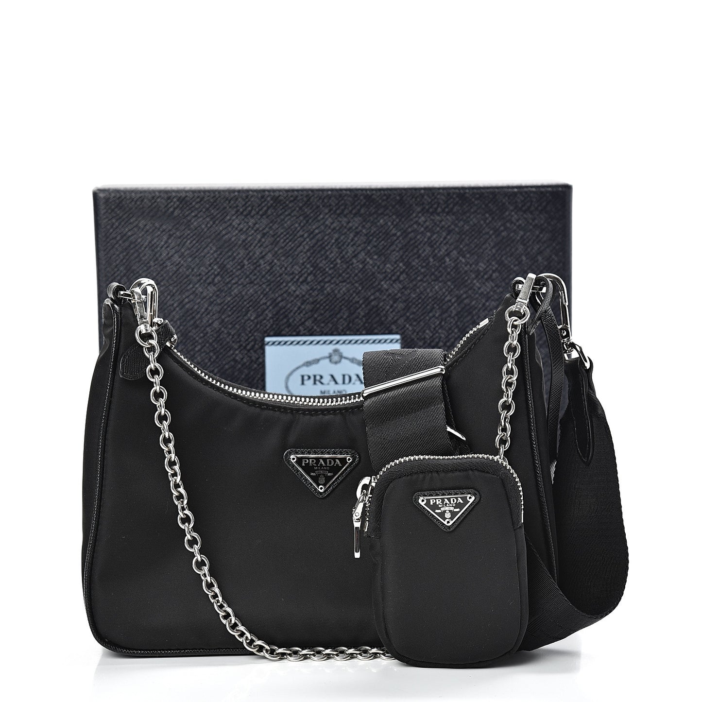 Nylon Re-Edition 2005 Shoulder Bag Black