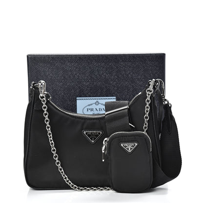 Prada Nylon Re-Edition 2005 Shoulder Bag Black 12 of 12