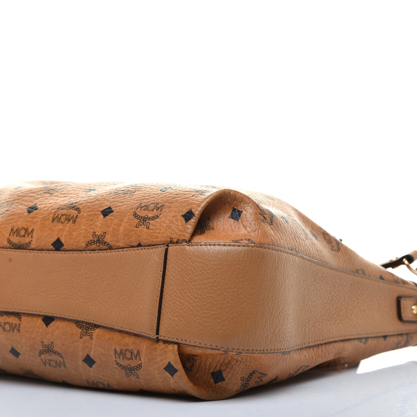 Visetos Medium Drawstring Shopper Cognac