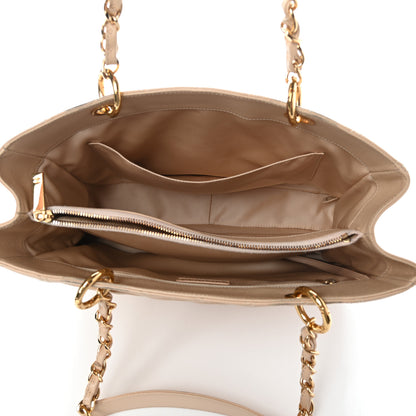 Chanel Caviar Quilted Grand Shopping Tote GST Beige Clair 5 of 10