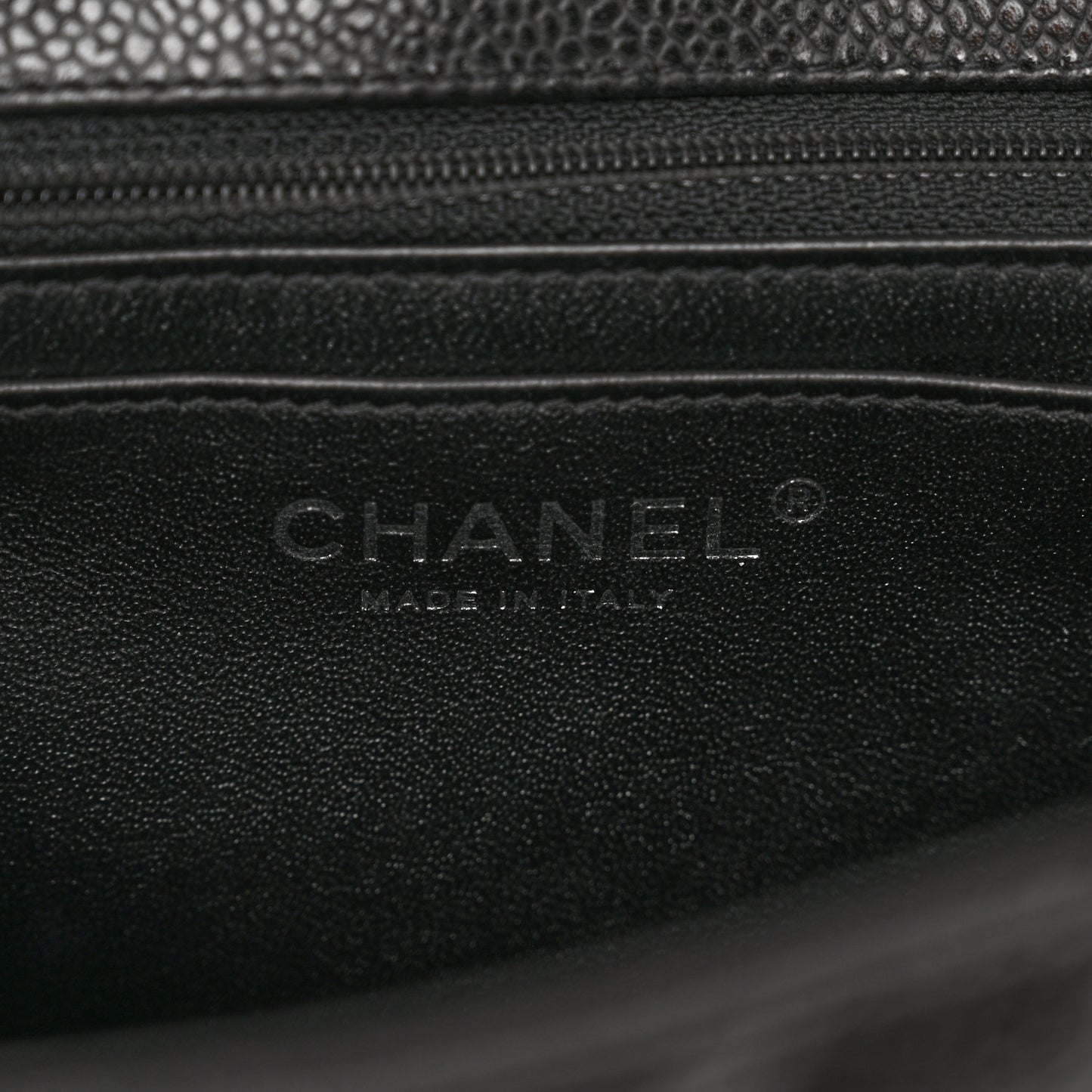Caviar Quilted Jumbo Single Flap Black
