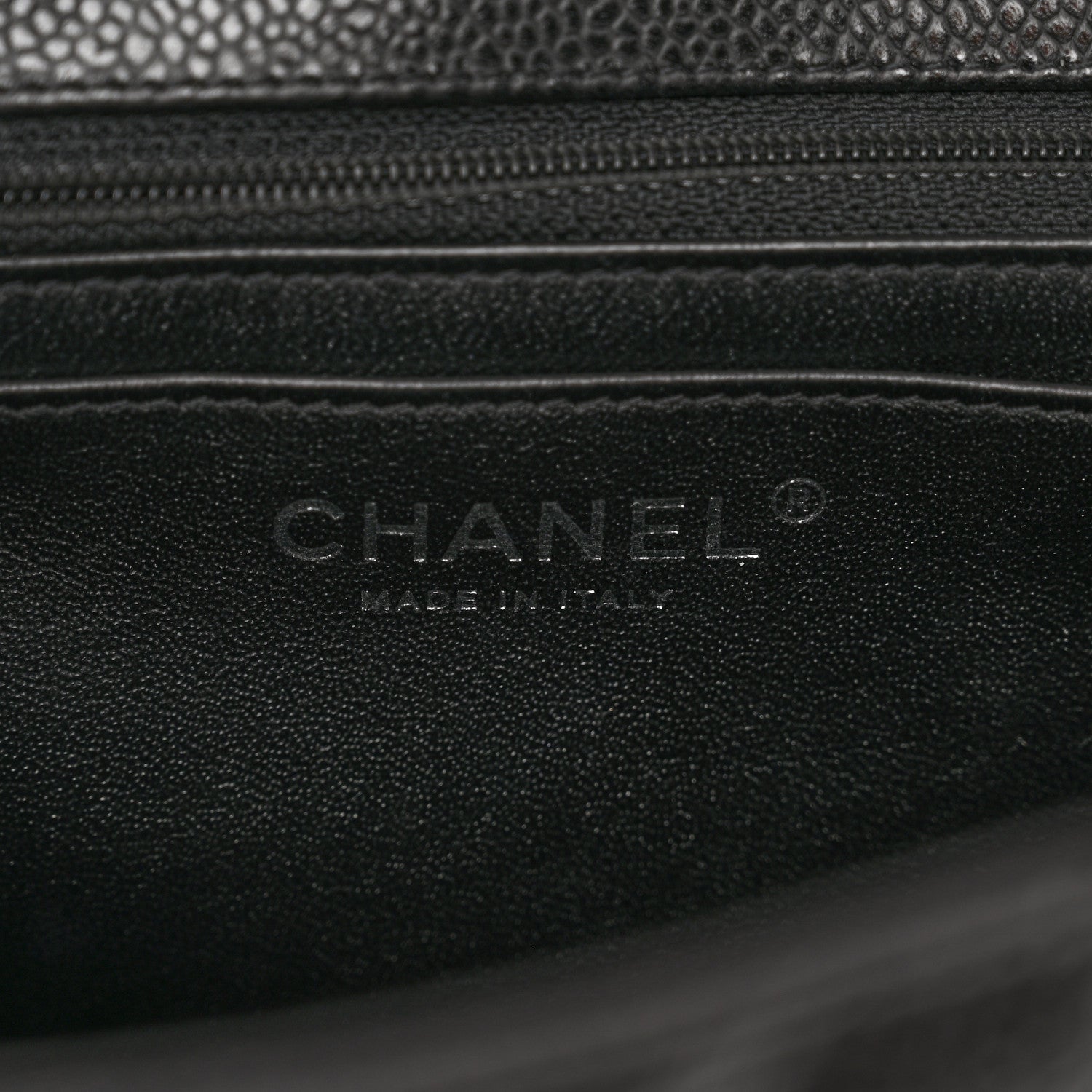 Chanel Caviar Quilted Jumbo Single Flap Black 7 of 12
