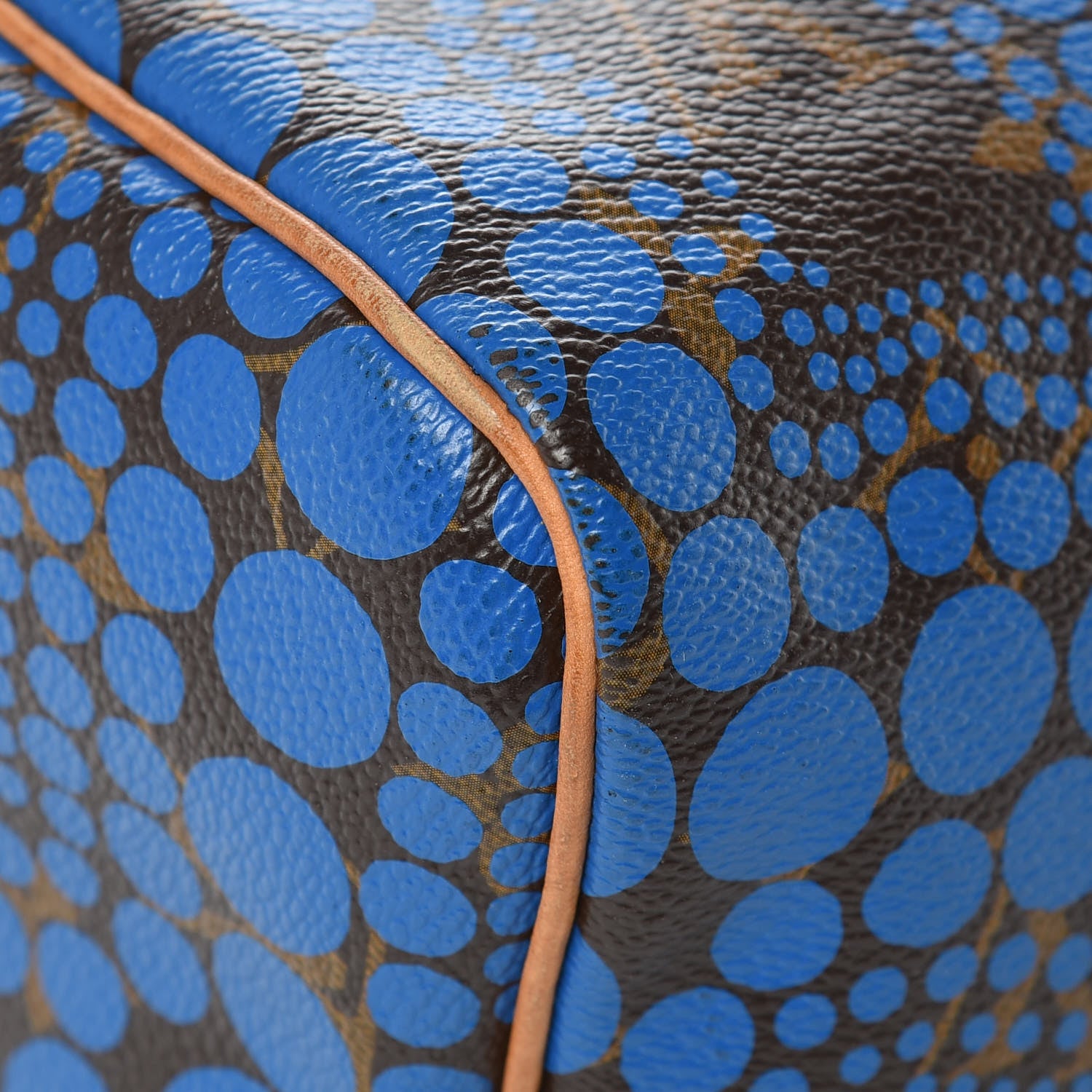 Louis Vuitton Monogram Kusama Town Speedy 30 Blue 8 of 14