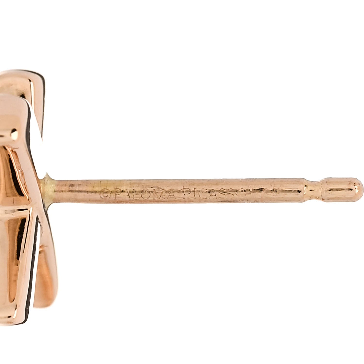 Tiffany 18K Rose Gold Small Paloma's Graffiti X Earrings 4 of 6
