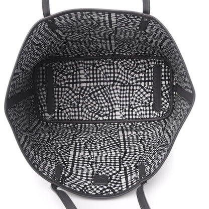 MCM Visetos Medium Liz Reversible Shopper Tote Phantom Grey 8 of 12