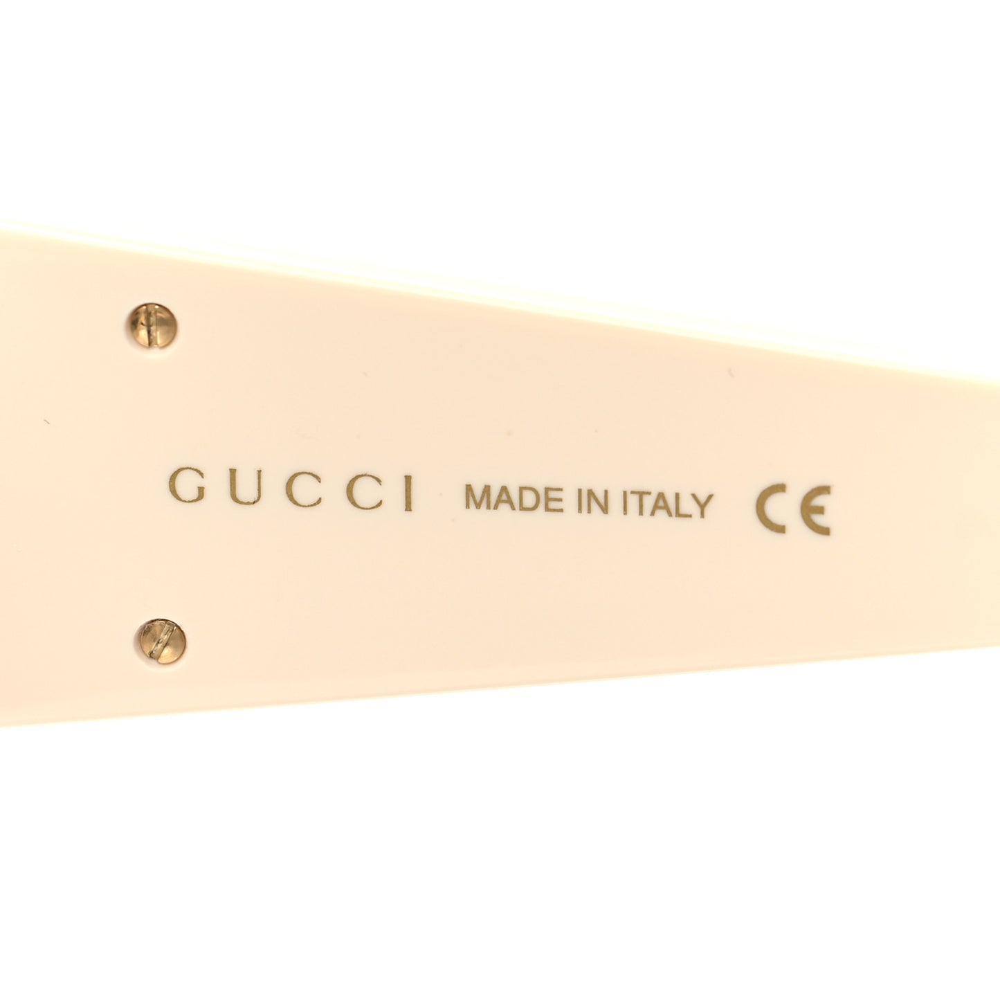 Acetate Shield Sunglasses GG0358S White