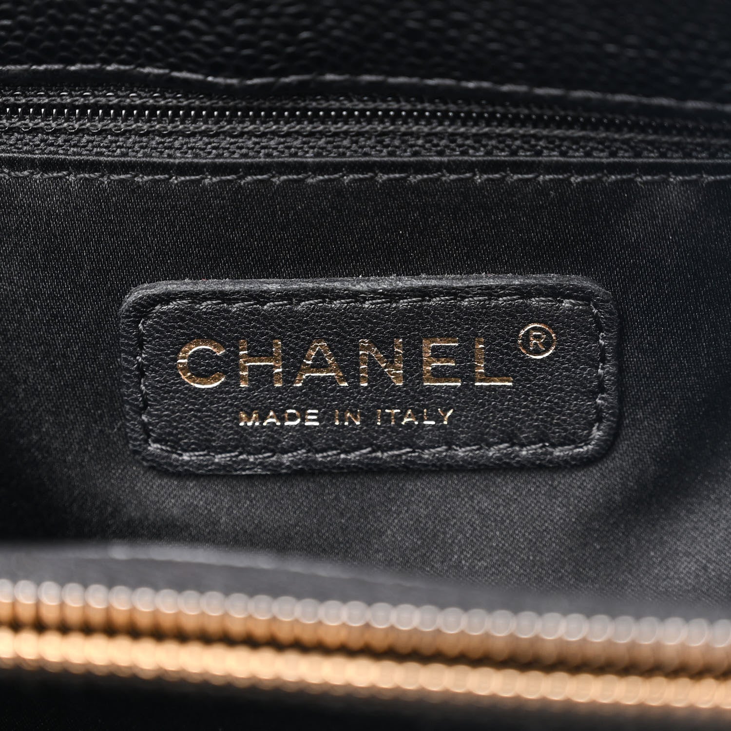 Chanel Caviar Quilted Grand Shopping Tote GST Black 6 of 10