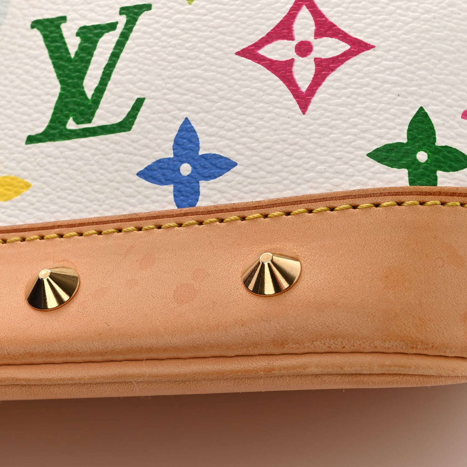 Louis Vuitton LOUIS VUITTON Monogram Multicolor Alma White 10 of 10