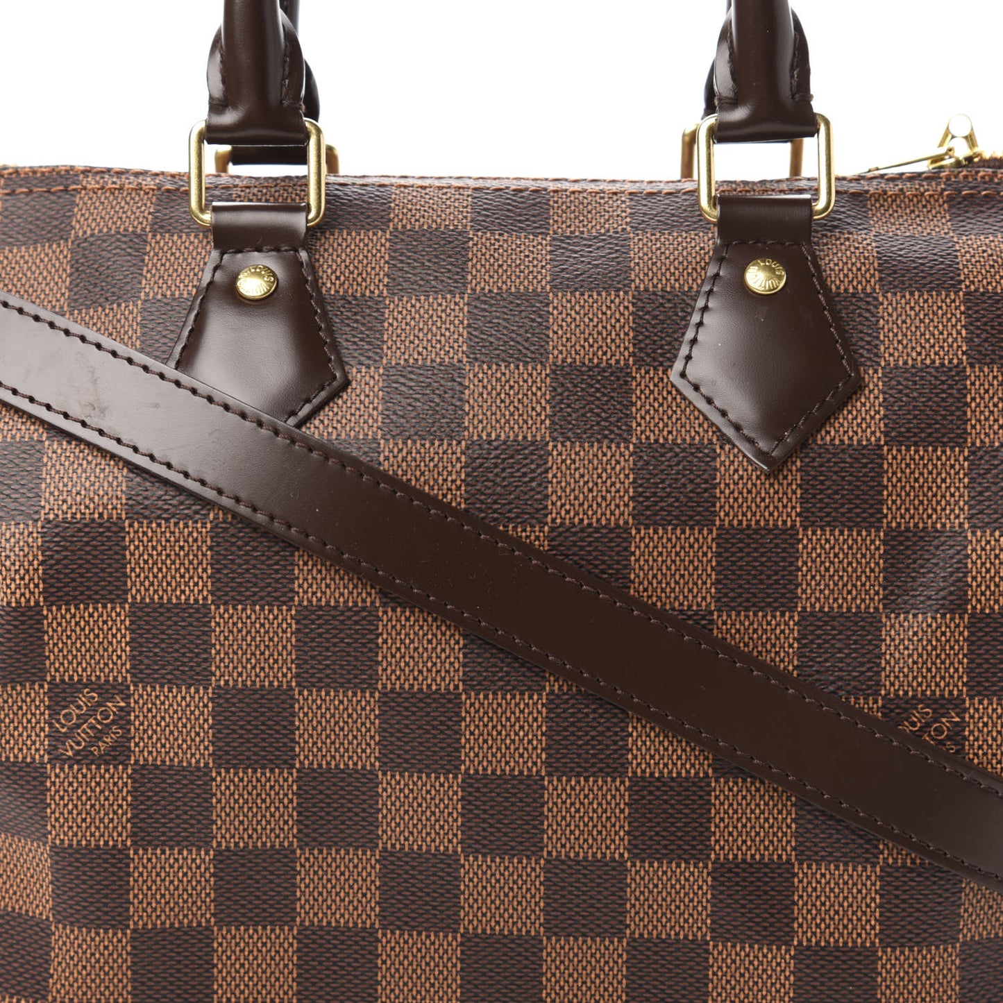 Damier Ebene Speedy Bandouliere 25