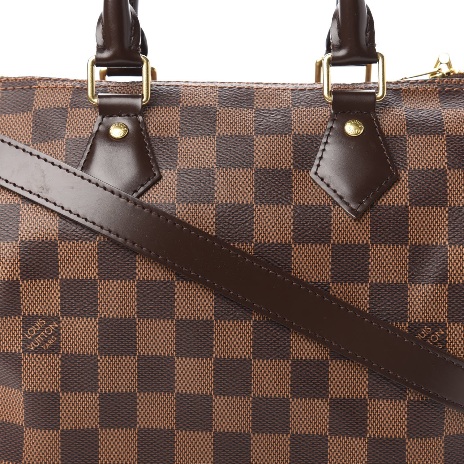Louis Vuitton Damier Ebene Speedy Bandouliere 25 9 of 9